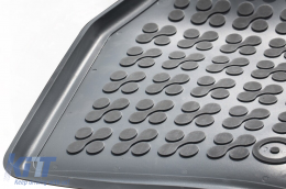 Specific rubber mats suitable for Mercedes E class W212 2009-2016, 4-piece set, grey color-image-6215718