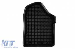 Specific rubber mats suitable for Mercedes E class W214 after 2023, 4-piece set, black color-image-6215879