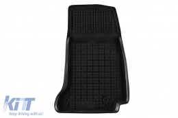 Specific rubber mats suitable for Mercedes E class W214 after 2023, 4-piece set, black color-image-6215882