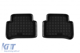 Specific rubber mats suitable for Mercedes E class W214 after 2023, 4-piece set, black color-image-6215883