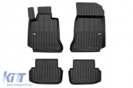 Specific rubber mats suitable for Mercedes E class C207 coupe 2009-2017, 4-piece set, black color, with 24-month warranty - ABFMM6017993