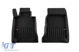 Specific rubber mats suitable for Mercedes E class C238 coupe 2017-2023, 4-piece set, black color, with 24-month warranty-image-6224051