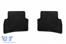 Specific rubber mats suitable for Mercedes E class W214 sedan, S214 wagon after 2023, 4-piece set, black color-image-6226075