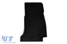 Specific rubber mats suitable for Mercedes E class W213, W213 Hybrid 2016-2022, after 2022, A Design GT coupe with 4 doors after 2019, 4-piece set, black color-image-6228981