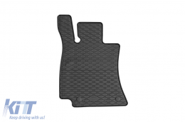 Specific rubber mats suitable for Mercedes E class W214 sedan, S214 wagon, PHeV after 2024, 4-piece set, black color-image-6229459