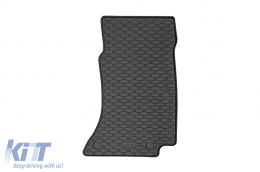 Specific rubber mats suitable for Mercedes E class W214 sedan, S214 wagon, PHeV after 2024, 4-piece set, black color-image-6229460