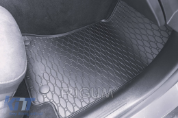 Specific rubber mats suitable for Mercedes E class W214 sedan, S214 wagon, PHeV after 2024, 4-piece set, black color-image-6229463