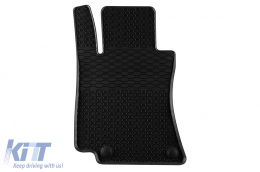 Specific rubber mats suitable for Mercedes E class W214 after 2023, 4-piece set, black color-image-6229815
