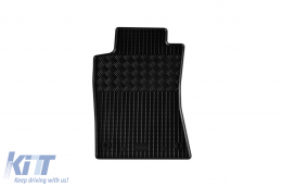 Specific rubber mats suitable for Mercedes E class W211 2002-2008, W211 2002-2008 4-Matic, 4-piece set, black color-image-6249169