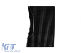 Specific rubber mats suitable for Mercedes E class W211 2002-2008, W211 2002-2008 4-Matic, 4-piece set, black color-image-6249170