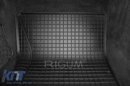 Specific rubber mats suitable for Mercedes E class W211 2002-2008, W211 2002-2008 4-Matic, 4-piece set, black color-image-6249173