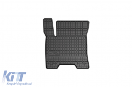 Specific rubber mats suitable for Mercedes EQB X243 after 2021, 4-piece set, black color-image-6231146