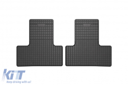Specific rubber mats suitable for Mercedes EQB X243 after 2021, 4-piece set, black color-image-6231148