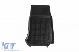 Specific rubber mats suitable for Mercedes EQC after 2019, 4-piece set, black color-image-6215845