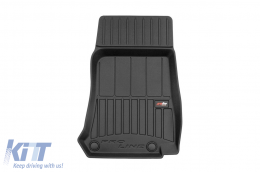 Specific rubber mats suitable for Mercedes EQC after 2019, 4-piece set, black color, with 24-month warranty-image-6223279