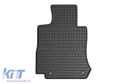 Specific rubber mats suitable for Mercedes EQC after 2019, 4-piece set, black color-image-6230820