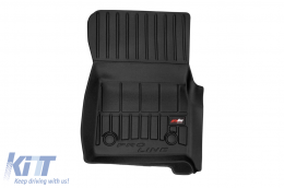 Specific rubber mats suitable for Mercedes G class W464 2018-2023, W465 after 2024, 3-piece set, black color, with 24-month warranty-image-6223652