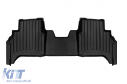 Specific rubber mats suitable for Mercedes G class W464 2018-2023, W465 after 2024, 3-piece set, black color, with 24-month warranty-image-6223653