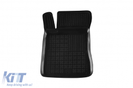 Specific rubber mats suitable for Mercedes GLA all models, GLB after 2019, 4-piece set, black color-image-6215821