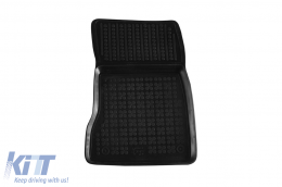 Specific rubber mats suitable for Mercedes GLA all models, GLB after 2019, 4-piece set, black color-image-6215822