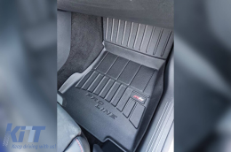 Specific rubber mats suitable for Mercedes GLB X247 after 2019, 4-piece set, black color, with 24-month warranty-image-6222864