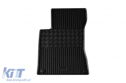 Specific rubber mats suitable for Mercedes GLB X247 after 2019, 4-piece set, black color-image-6229188