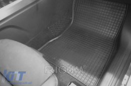 Specific rubber mats suitable for Mercedes GLB X247 after 2019, 4-piece set, black color-image-6229192