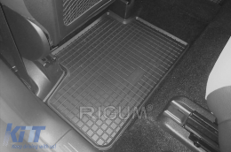 Specific rubber mats suitable for Mercedes GLB X247 after 2019, 4-piece set, black color-image-6229193