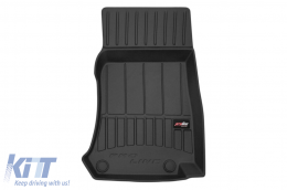 Specific rubber mats suitable for Mercedes GLC X253, GLC Coupe C253 2015-2022, 4-piece set, black color, with 24-month warranty-image-6221176