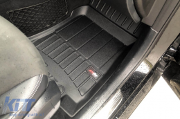 Specific rubber mats suitable for Mercedes GLC X253, GLC Coupe C253 2015-2022, 4-piece set, black color, with 24-month warranty-image-6221181