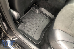 Specific rubber mats suitable for Mercedes GLC X253, GLC Coupe C253 2015-2022, 4-piece set, black color, with 24-month warranty-image-6221182