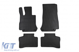 Specific rubber mats suitable for Mercedes GLC X253, GLC coupe C253 after 2015, 4-piece set, black color-image-6225151