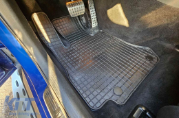 Specific rubber mats suitable for Mercedes GLC X253, GLC coupe C253 after 2015, 4-piece set, black color-image-6225156
