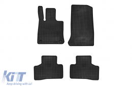 image-32-Specific rubber mats suitable for Mercedes GLC X254 after 2022, 4-piece set, black color