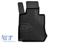 Specific rubber mats suitable for Mercedes GLC X253 after 2015, 4-piece set, black color-image-6226701