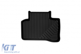 Specific rubber mats suitable for Mercedes GLC X253 after 2015, 4-piece set, black color-image-6226704