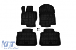 image-49-Specific rubber mats suitable for Mercedes GLE C167 coupe after 2019, 4-piece set, black color