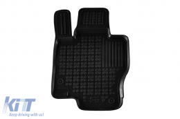 Specific rubber mats suitable for Mercedes GLE C167 coupe after 2019, 4-piece set, black color-image-6215830