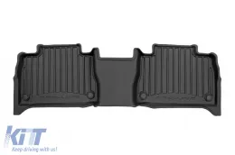 Specific rubber mats suitable for Mercedes GLE Coupe C167 after 2019, 3-piece set, black color, with 24-month warranty-image-6223060
