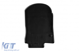 Specific rubber mats suitable for Mercedes GLE SUV W167, Coupe C167, GLE PHEV after 2019, 4-piece set, black color-image-6229304