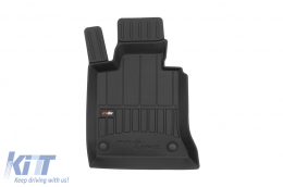 Specific rubber mats suitable for Mercedes GLK X204 2008-2015, 4-piece set, black color, with 24-month warranty-image-6221187