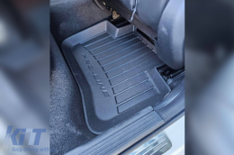 Specific rubber mats suitable for Mercedes GLK X204 2008-2015, 4-piece set, black color, with 24-month warranty-image-6221192