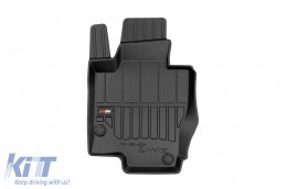 Specific rubber mats suitable for Mercedes GLS X167 after 2019, 4-piece set, black color, with 24-month warranty-image-6221906