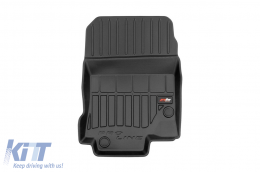 Specific rubber mats suitable for Mercedes GLS X167 after 2019, 4-piece set, black color, with 24-month warranty-image-6221907