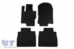 Specific rubber mats suitable for Mercedes GLS X167, GLS PHEV after 2019, 4-piece set, black color - ABFMM6018865