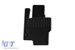 Specific rubber mats suitable for Mercedes GLS X167, GLS PHEV after 2019, 4-piece set, black color-image-6229246