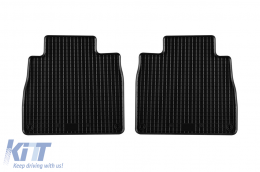 Specific rubber mats suitable for Mercedes GLS X167, GLS PHEV after 2019, 4-piece set, black color-image-6229248