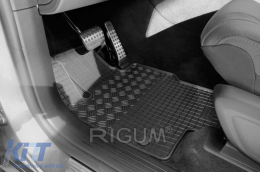 Specific rubber mats suitable for Mercedes GLS X167, GLS PHEV after 2019, 4-piece set, black color-image-6229249