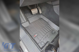 Specific rubber mats suitable for Mercedes ML W166 2011-2015, 4-piece set, black color, with 24-month warranty-image-6221299