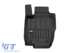 Specific rubber mats suitable for Mercedes ML W164 2005-2011, 4-piece set, black color, with 24-month warranty-image-6222691